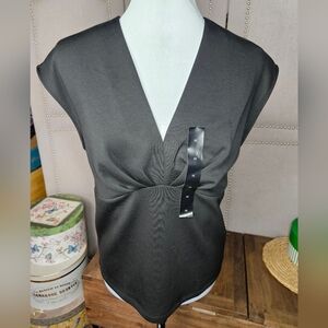 Banana Republic Cap Sleeve Top Black